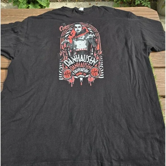 WWE The Curse Of Danhausen Graphic Tee All Elite Wrestling Cotton T Shirt XXXL - Picture 5 of 10